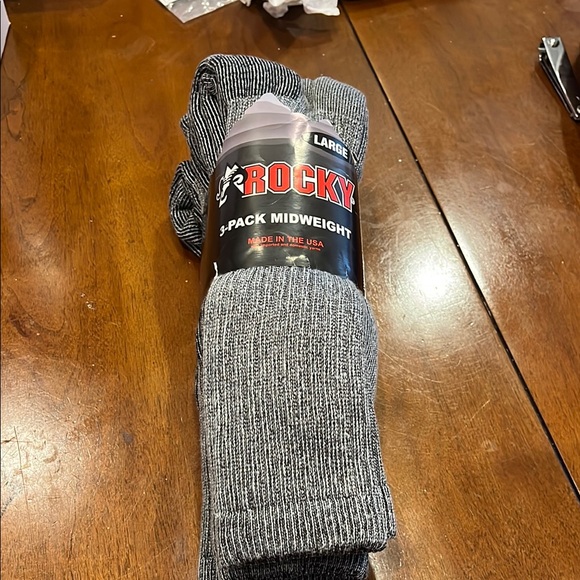 Rocky Men’s Grey Socks 3 Pack. - Picture 1 of 1